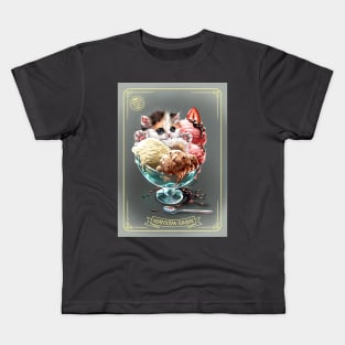 Cutest Delights - Neapolitan Sundae Kids T-Shirt